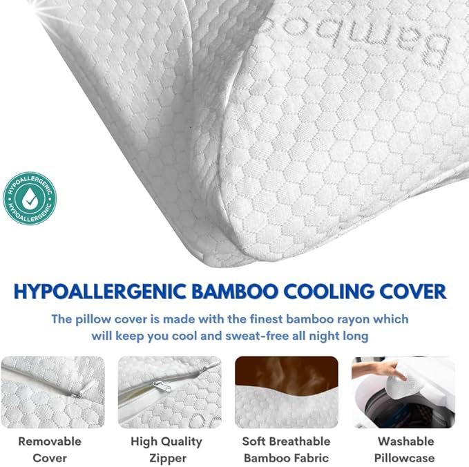 Bamboo Rayon Cervical Neck Pillow
