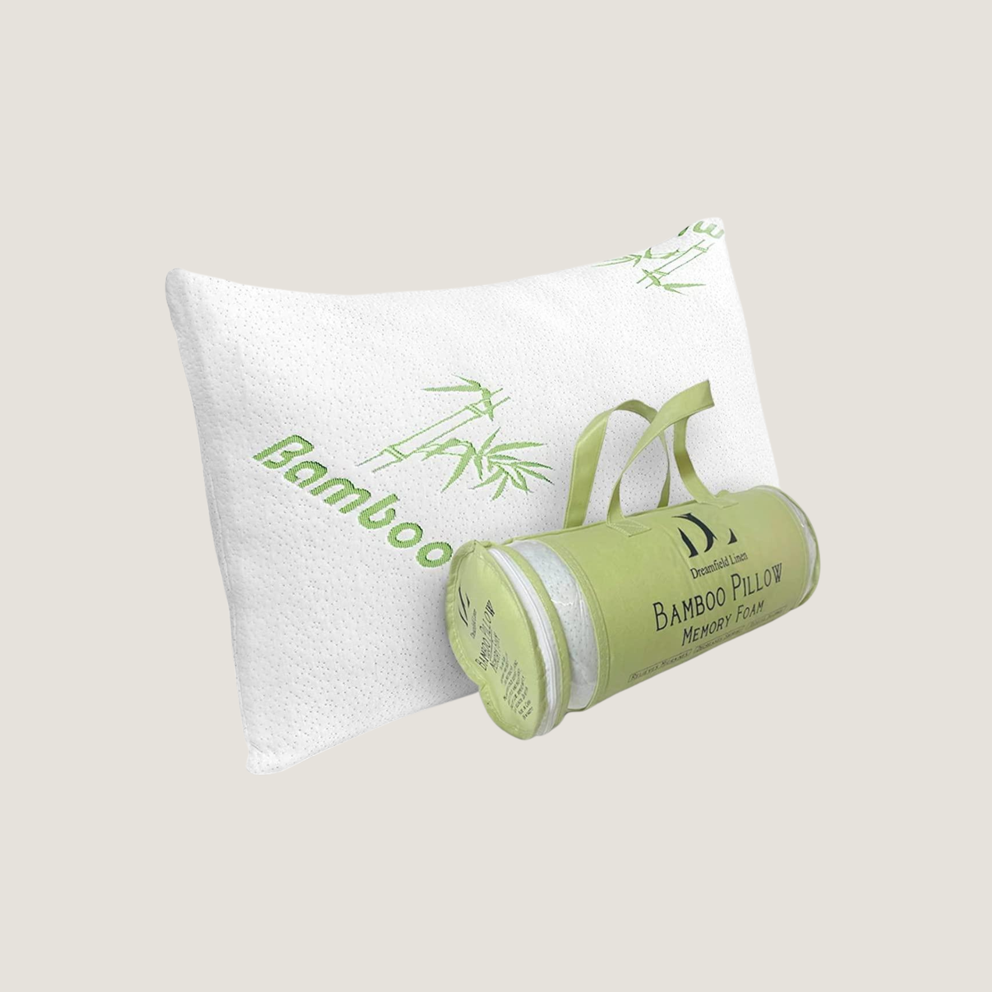 Bamboo Pillow Shredded Memory Foam