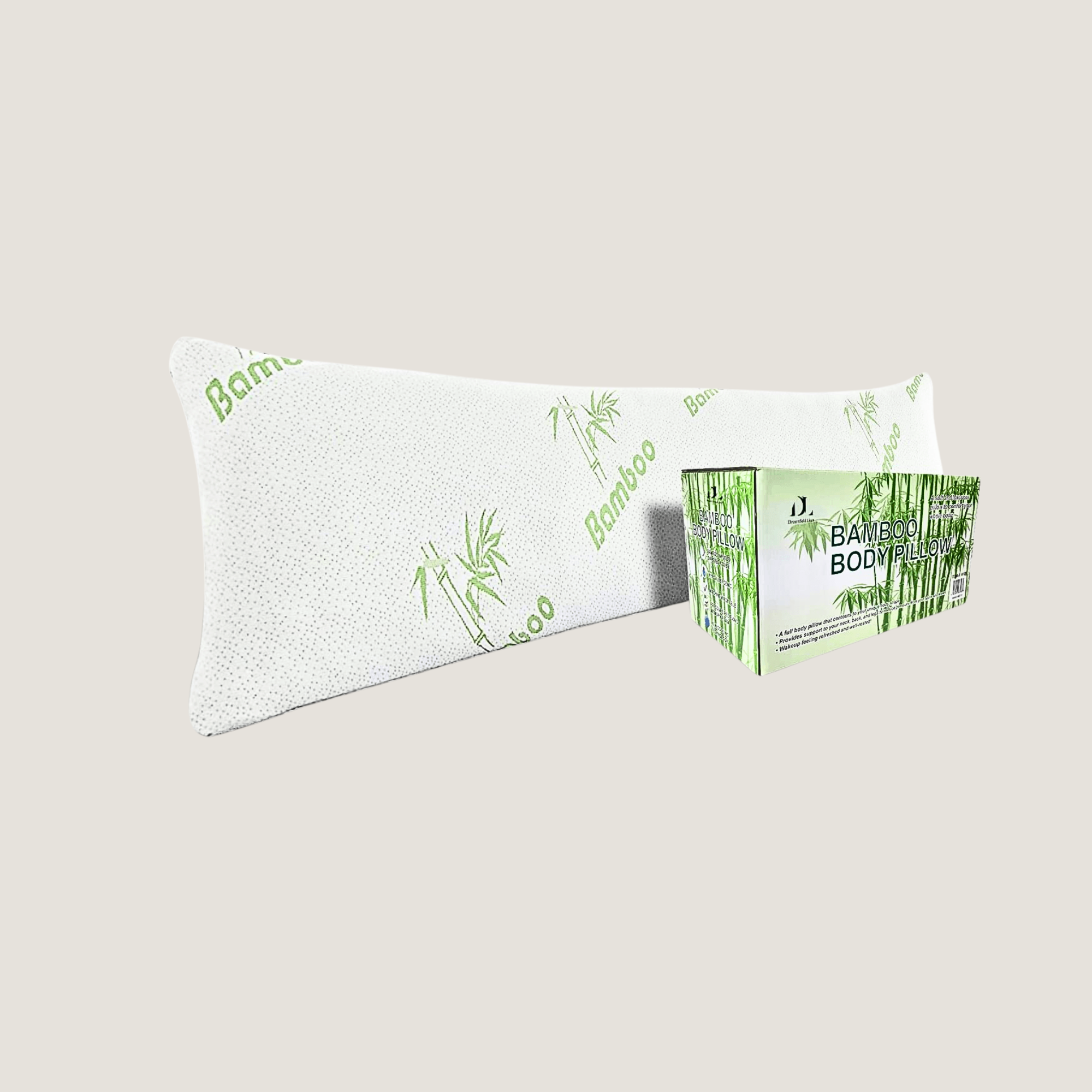 Bamboo Full Body Pillow Shredded Memory Foam