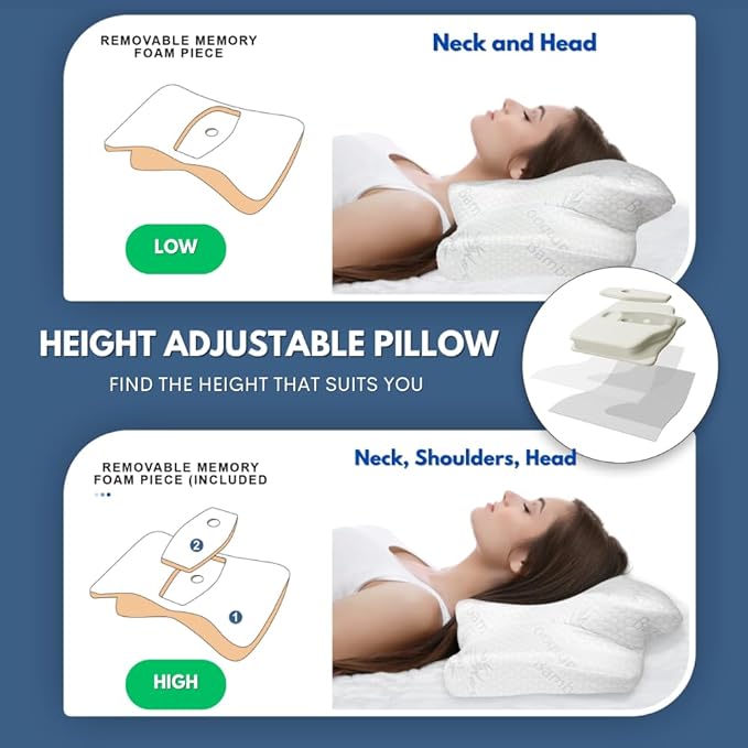 Bamboo Rayon Cervical Neck Pillow