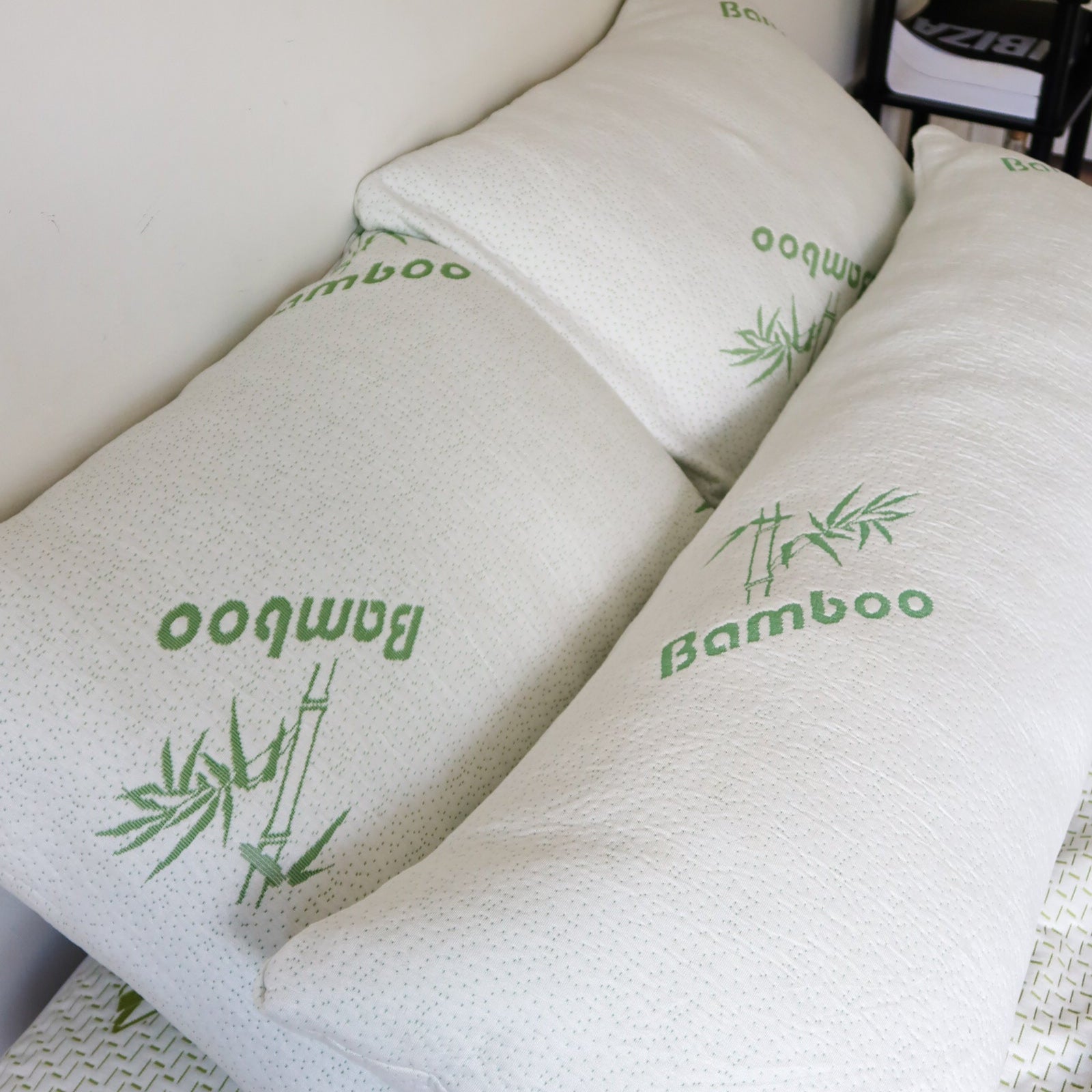 Adjustable Bamboo Pillow Shredded Memory Foam