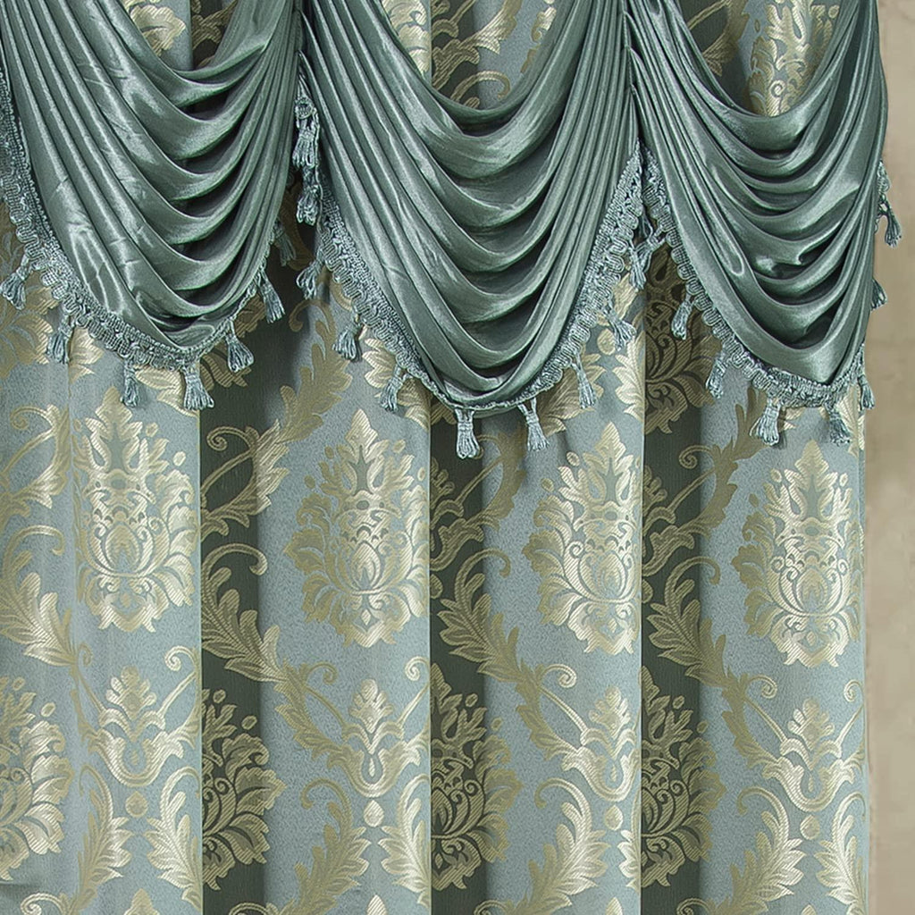 Grove Jacquard Window Curtains 2 Panel Set - DreamField Linen