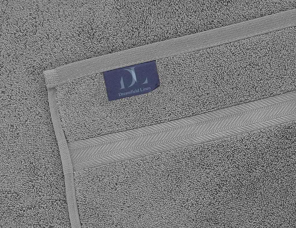 Grey Bath Towel Set (6 Piece) - DreamField Linen