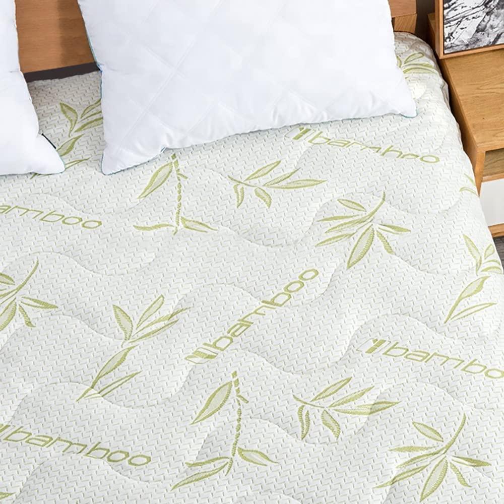 Bamboo Mattress Pad Fits 8" to 21'' Deep Pocket - DreamField Linen